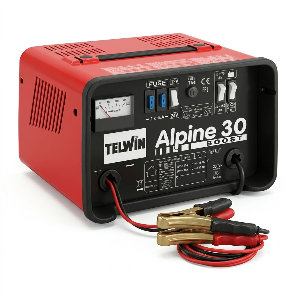 BATTERY CHARGER - ALPINE 30 [12 / 24V - BOOST] 20 Amps TELWIN