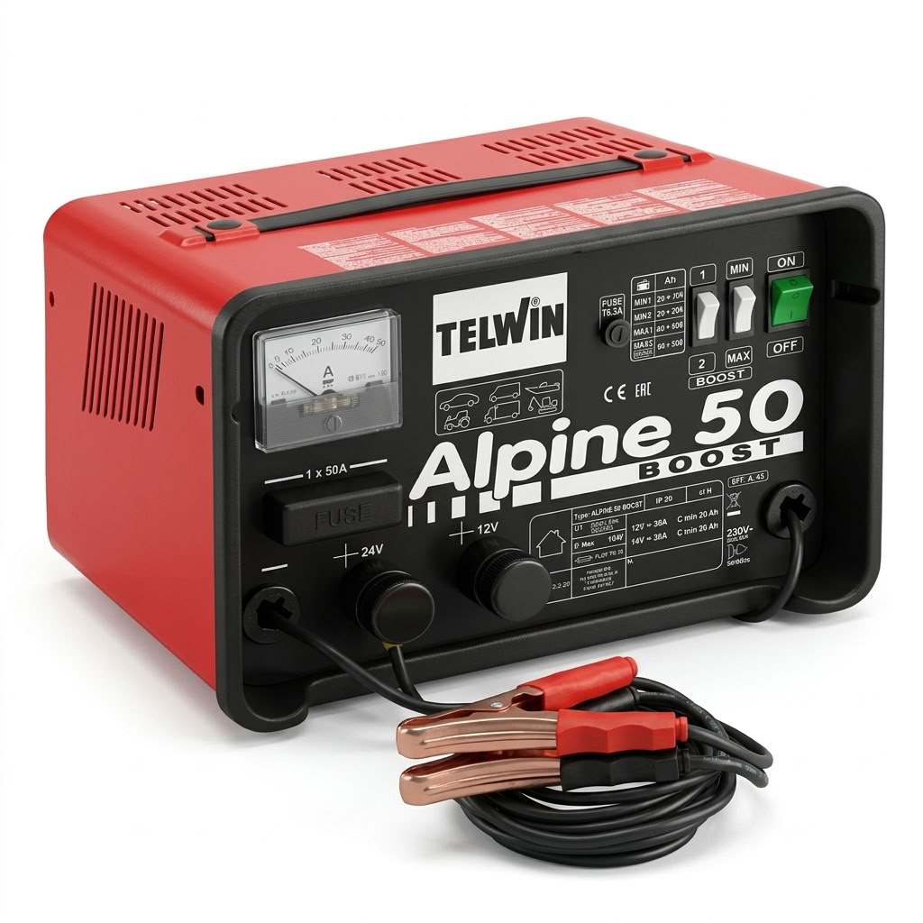 BATTERY CHARGER - ALPINE 50 [12 / 24V - BOOST] 30 Amps TELWIN