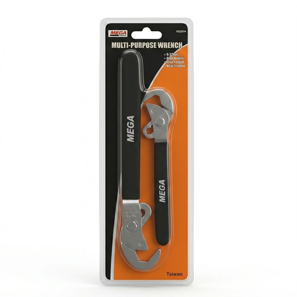 MULTI PURPOSE WRENCH [2 PC SET] MEGA